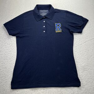 Riverdale Women’s Size Medium Navy Blue Short Sleeve Collared Polo Shirt